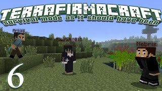 Terrafirmacraft Reloaded  E06  Caving Minecraft [upl. by Ahsitauq590]