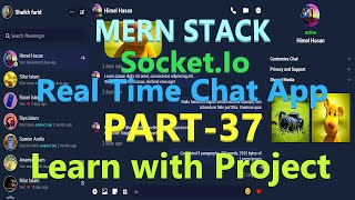 Real Time Chat App React Node Js Express Js MongoDB SocketIo MERN friend search 37 [upl. by Ane658]