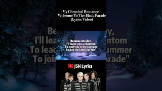 My Chemical Romance  Welcome To The Black Parade Lyrics Video Check Out Now [upl. by Katharina]