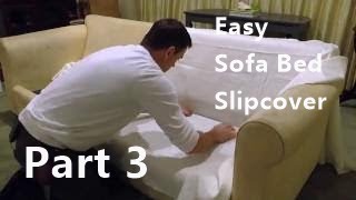 Sofa bed Slipcover part 3 FOR SKIRTS ONLY [upl. by Linehan464]