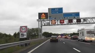 Driving On The M5 M42 amp M6 Motorways From Worcester To Catthorpe Interchange UK [upl. by Cliffes]