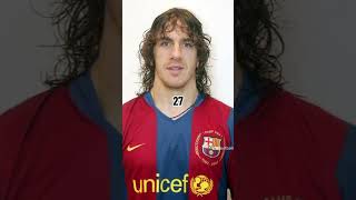 Carles puyol evolution usia [upl. by Einnok]