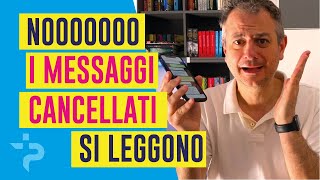 Come leggere i messaggi cancellati di WhatsApp Attenzione a scrivere [upl. by Hintze]