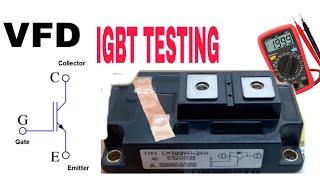 IGBT TESTING  IGBT KAISE CHECK KARE  IGBT CHECKING WITH MULTIMETER  VFD IGBT [upl. by Ydak]