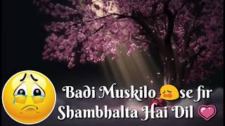 Tumhe Koi Aur dekhe To Jalta Hai Dil  Love Status Video song  Cute Status [upl. by Attolrahc]