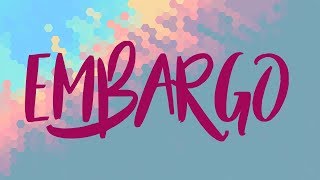 Embargo Meaning Embargo Definition and Embargo Spelling [upl. by Lamak]