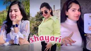 Nandani Sharma new shayari  new tik tok video  new viral tik tok shayari video [upl. by Shoifet]