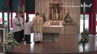 Traditional Latin Mass on Low Sunday from Gebetsstätte Wigratzbad 24 April 2022 HD [upl. by Hallette]