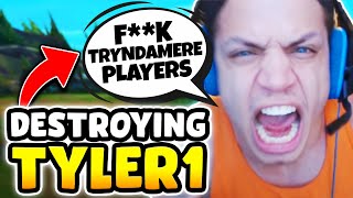 I gave Tyler1 a taste of my Tryndamere and he was NOT happy CLAPPING TYLER1 [upl. by Kare]