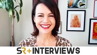 Carla Gugino Interview Leopard Skin [upl. by Earleen]