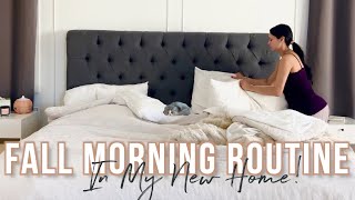 My Realistic Fall Morning Routine In A New House  Christen Dominique [upl. by Erminna]