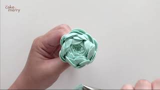 How To Pipe A Buttercream Peony [upl. by Chiaki389]