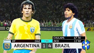 Diego Maradona will never forget Zicos performance in this match [upl. by Estes]