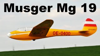 Musger Mg 19 GB models  scale RC glider  Syrovice 2021 [upl. by Aelahs]