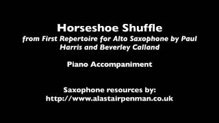 Horseshoe Shuffle from First Repertoire for Alto Saxophone Piano Accompaniment [upl. by Herold670]