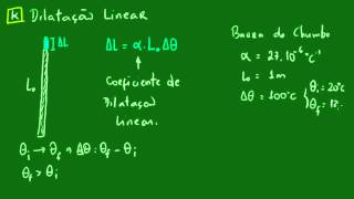 Dilatação Linear  Dilatação  Física [upl. by Lourie]