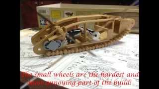 Build Review Tamiya British Tank MkIV Male 135 wSingle Motor [upl. by Aizitel]