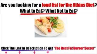 Atkins Diet Food List [upl. by Yniffit210]