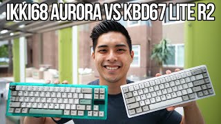 Battle of Budget 65  IKKI68 Aurora vs KBD67 Lite R2 FAST COMPARISON [upl. by Bartie543]