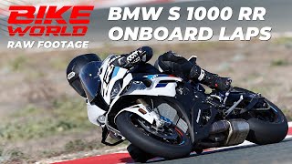 2023 BMW S 1000 RR  Onboard Almería Laps Raw Footage [upl. by Gnuhn218]