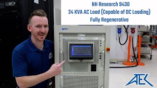 NH Research 9430 Regenerative 4Quadrant AC Load  Overview [upl. by Nari]