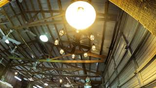 Tour of Vintage Ceiling Fans and Lighting at The Metal Barn wDan amp Rick 42123 [upl. by Sivart]