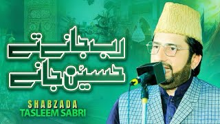 Tasleem Ahmed Sabri New Naqabat 2024  Rab Jane Te Hussain Jane  Mahfil e Milad  tasleemsabri [upl. by Sacrod]