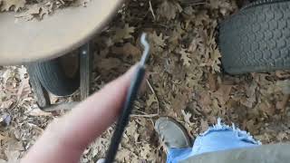 Fixed throttle cable on Dixon ztr mower [upl. by Enaht]