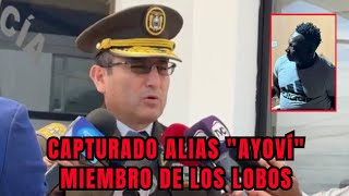 Policía Nacional del Ecuador detuvo a alias “Ayoví” miembro de Los Lobos [upl. by Campy]