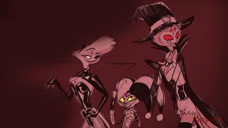 Angel Dust Fizz And Stolas Get Spooky Hazbin HotelHelluva Boss ComicDub [upl. by Saba314]