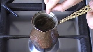 How to Make Turkish Coffee  Authentic and Delicious [upl. by Arhsub96]