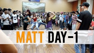 Matt Steffanina INDIA  Day 1  Mumbai Workshop [upl. by Malan584]