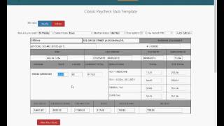 How to make a pay stub [upl. by Koressa]