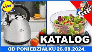 𝐋𝐈𝐃𝐋 😃 Katalog LIDL od Poniedziałku 26082024 [upl. by Zoldi]