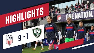 USWNT vs Uzbekistán 100 Resumen  09042022 [upl. by Assiral]