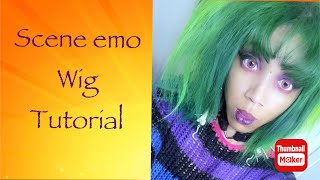 Scene wig tutorial [upl. by Haela]