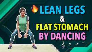 Lose Fat by Dancing at Home 🔥 Lean Legs amp Flat Stomach [upl. by Atiuqal565]