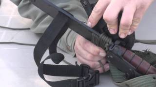 Bushcraft Survival Knife Sheath Modification [upl. by Akiam606]