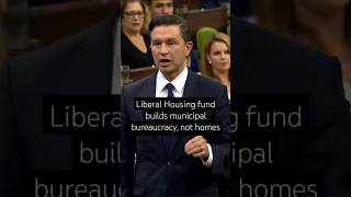 Liberals build municipal bureaucracy not homes says Poilievre [upl. by Aronson]