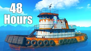 Living on a Loaded Tug Boat for 48 Hours  Rust Console Edition [upl. by Stewart323]