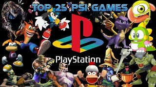 Top 25 PS1 Games [upl. by Osrick887]