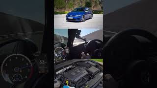 300 HP VW Golf 7R  0 100 kmh Acceleration with Launch Control Volkswagen GolfR launchcontrol [upl. by Vahe]