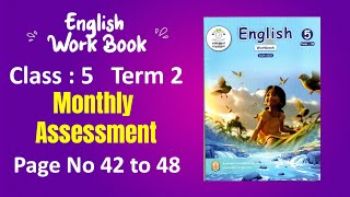 Ennum Ezhuthum  English Work Book  Class 5  Term 2  Answers  monthly assessment [upl. by Celestia788]