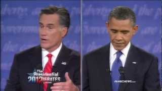 Romney and Obama Debate Regulation of Wall Street Economic Crisis Dodd Frank [upl. by O'Neil]