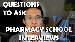 Interviews  Questions to ask at Pharmacy Interview [upl. by Lewap]