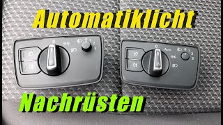 VW Passat B8 Lichtschalter ausbauen  Automatiklicht nachrüsten [upl. by Folsom]