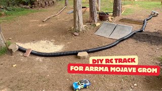 DIY RC Track for Arrma Mojave Grom [upl. by Esinahs399]