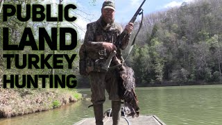 PUBLIC LAND TURKEY HUNTINGIn Kentucky In A Boat 🦃 [upl. by Ainniz]