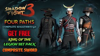 Get Free Ancient Overlord Set amp Composite Sword  Four Paths Event  Shadow Fight 3 [upl. by Leena]