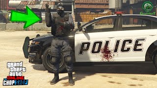 GTA Online  How To Save PoliceNoose Outfit  Gang banger Robery [upl. by Banwell]